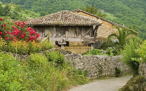 Traditional Asturian village